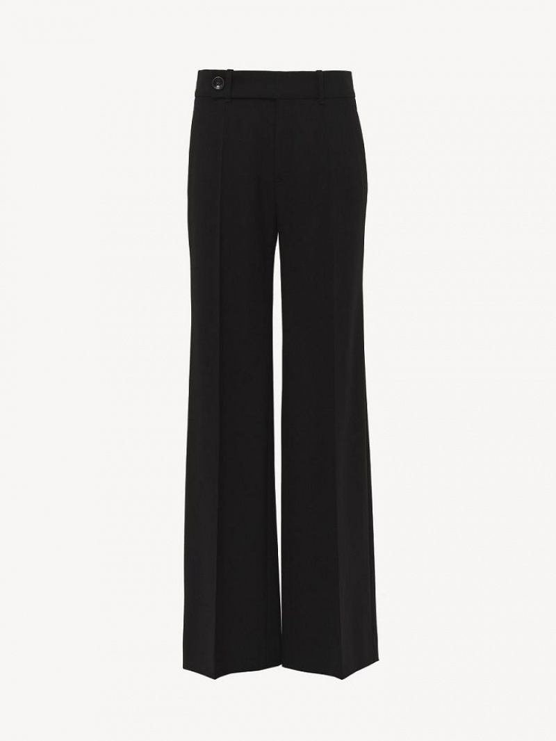 Chloe Signature Rechtdoor Broek Zwart | CHE-SR13999