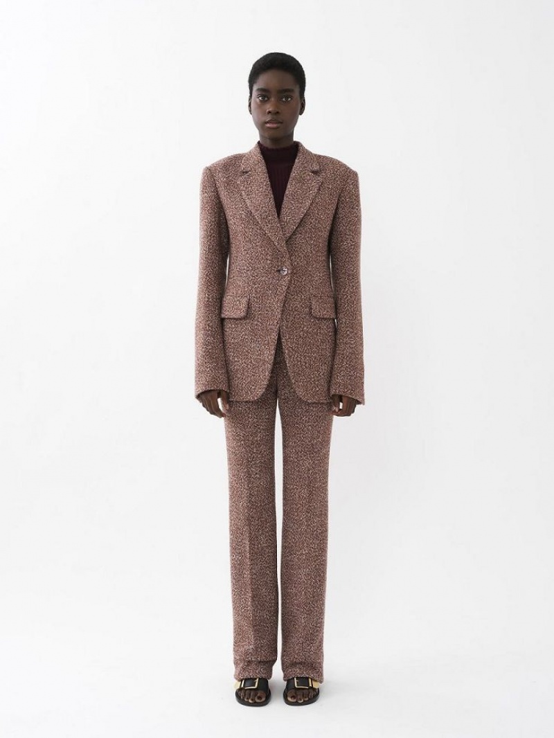 Chloe Slim Flared Pakken Gekleurd | CHE-SR14062