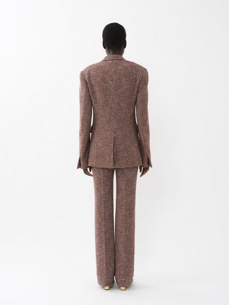 Chloe Slim Flared Pakken Gekleurd | CHE-SR14062