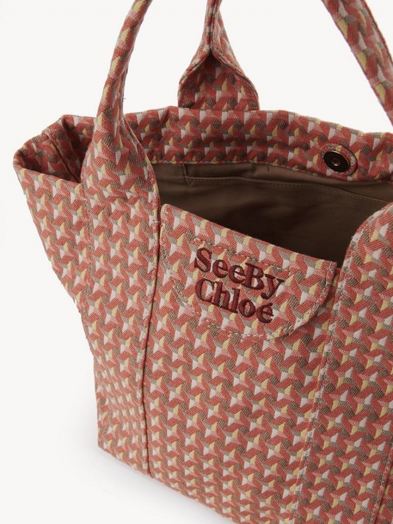 Chloe Small Laetizia Tote Tassen Oranje | CHE-SR14702