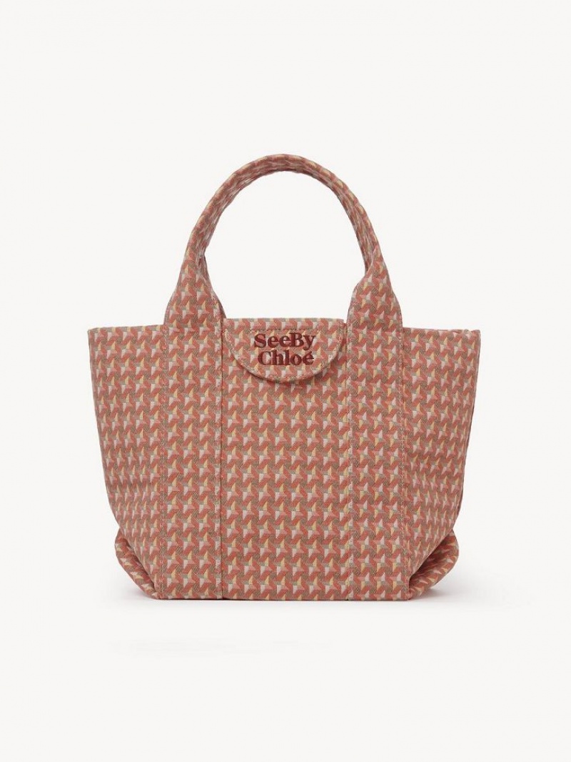 Chloe Small Laetizia Tote Tassen Oranje | CHE-SR14702