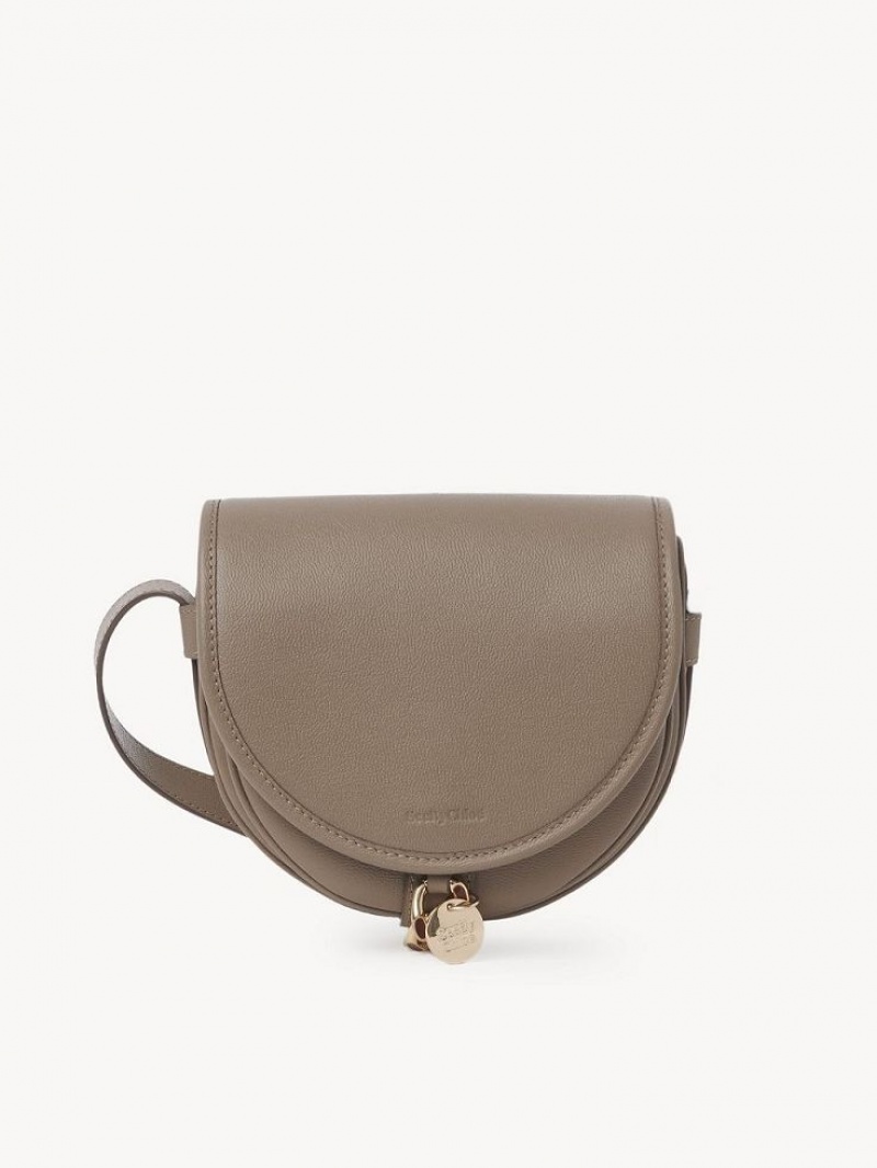 Chloe Small Mara Saddle Schoudertassen Grijs | CHE-SR14627