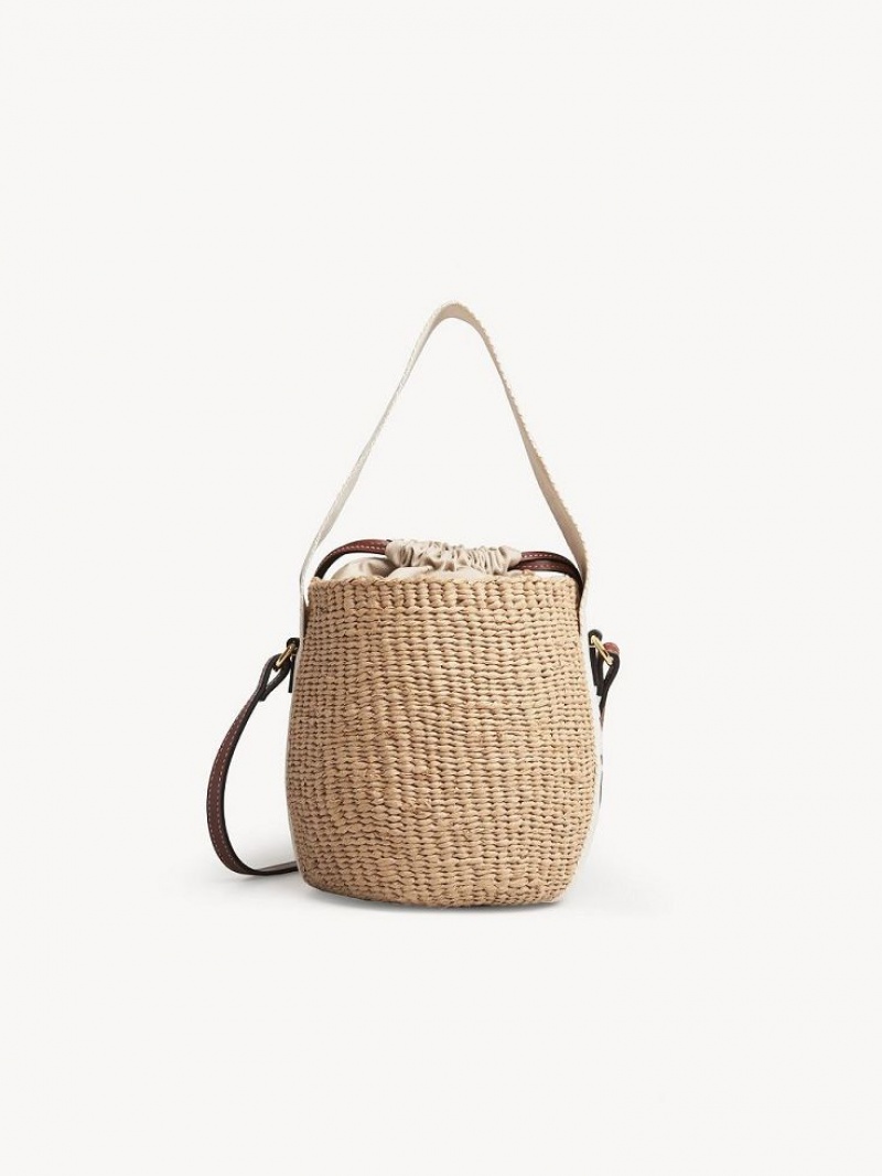 Chloe Small Woody Basket Mini Tassen Wit | CHE-SR13659