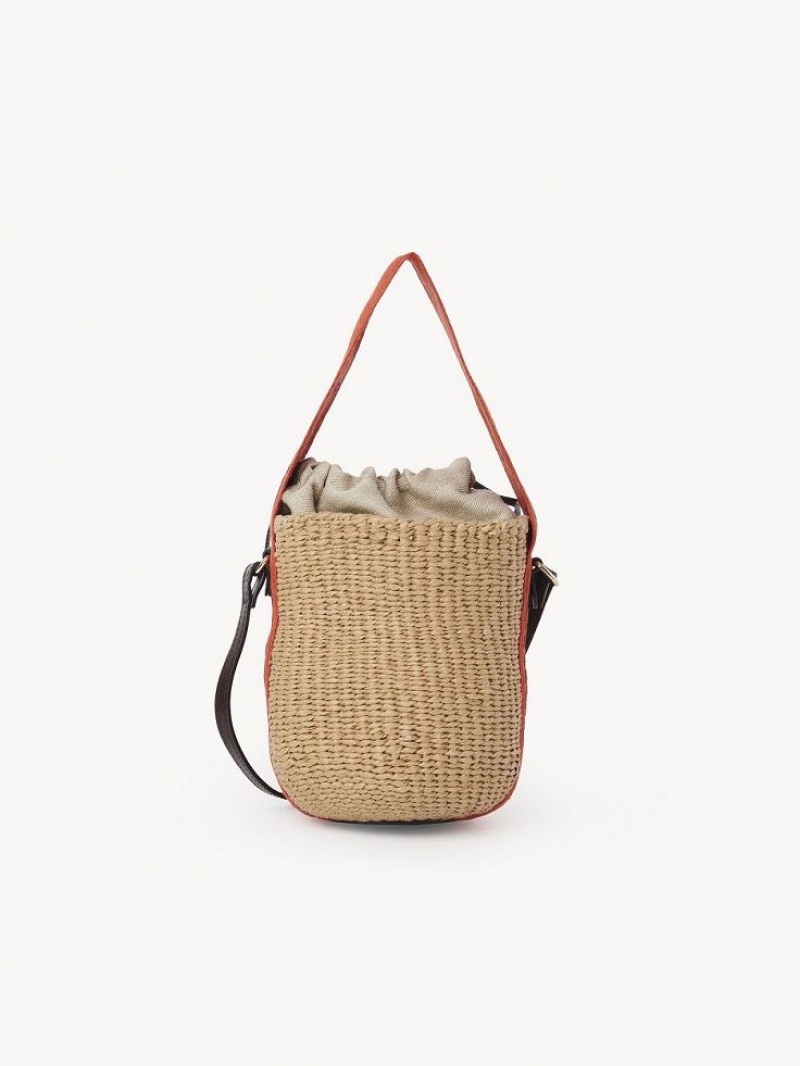 Chloe Small Woody Baskets Oranje Oranje | CHE-SR13645