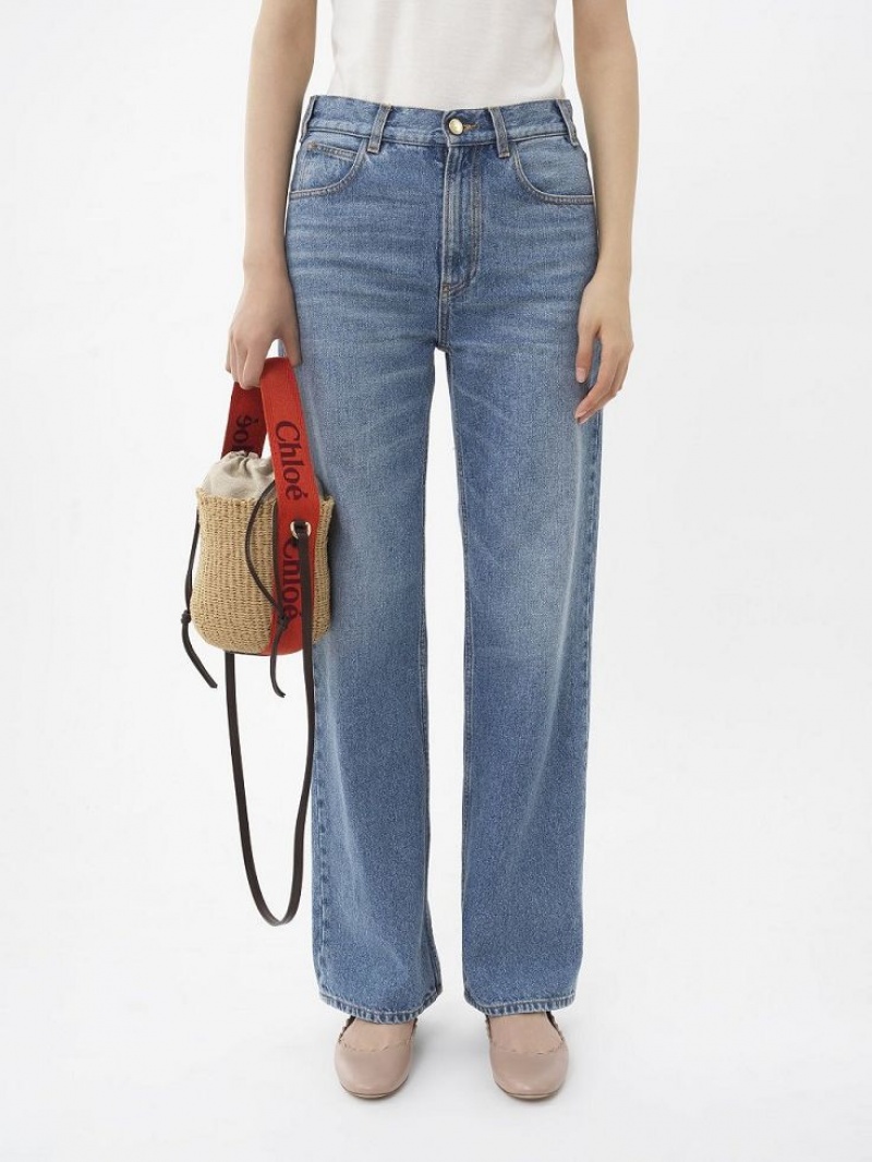 Chloe Small Woody Baskets Oranje Oranje | CHE-SR13645