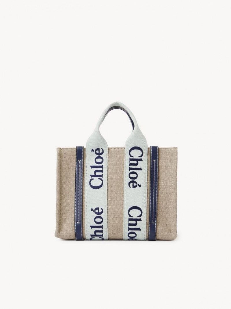 Chloe Small Woody Crossbodytassen Groen Blauw | CHE-SR13568