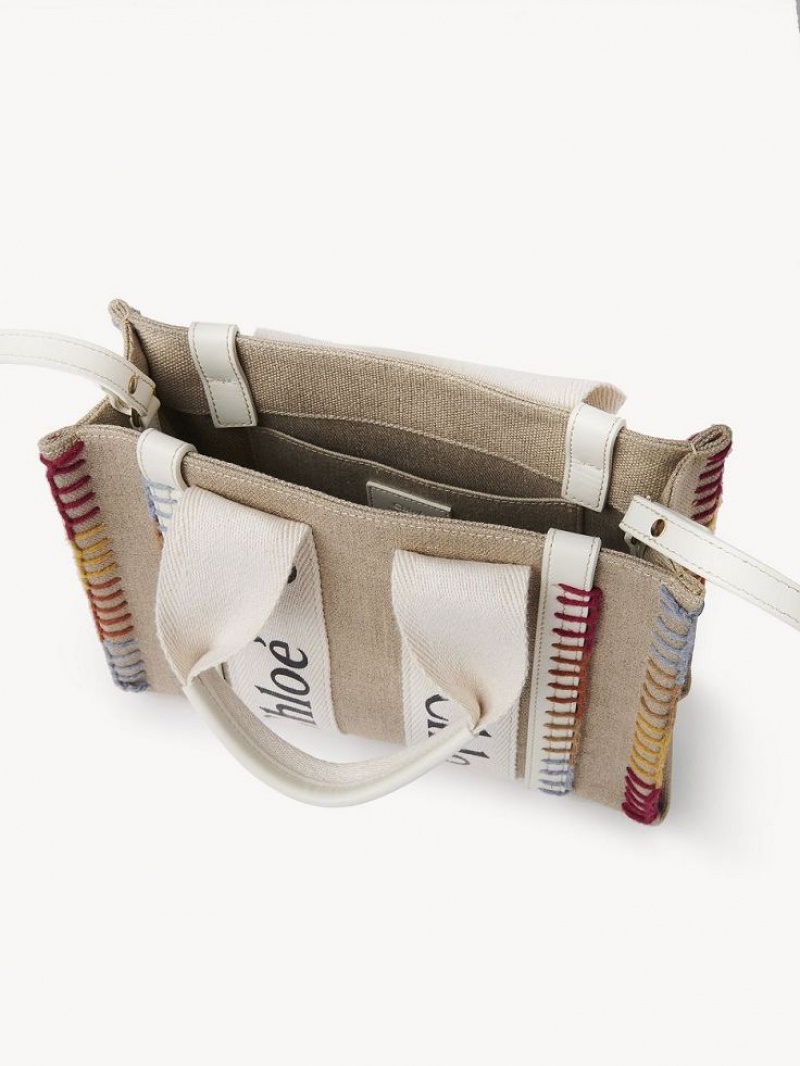 Chloe Small Woody Crossbodytassen Wit | CHE-SR13514