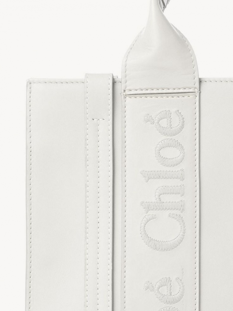 Chloe Small Woody Crossbodytassen Wit | CHE-SR13541