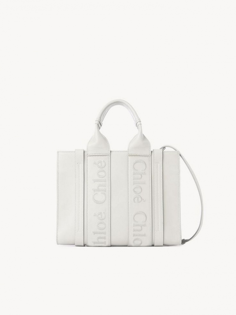 Chloe Small Woody Crossbodytassen Wit | CHE-SR13541