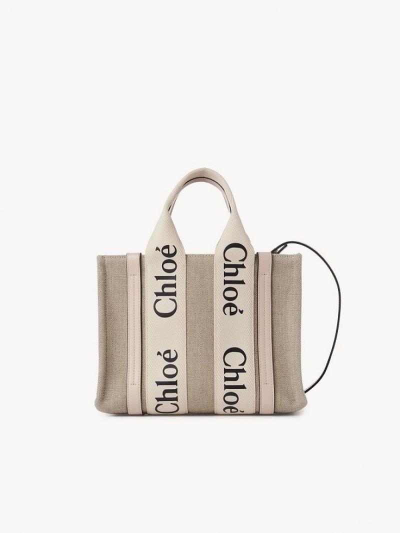 Chloe Small Woody Tote Tassen Roze | CHE-SR13392