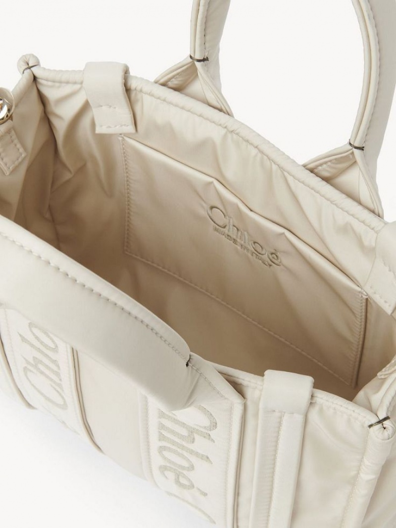 Chloe Small Woody Tote Tassen Wit | CHE-SR13363
