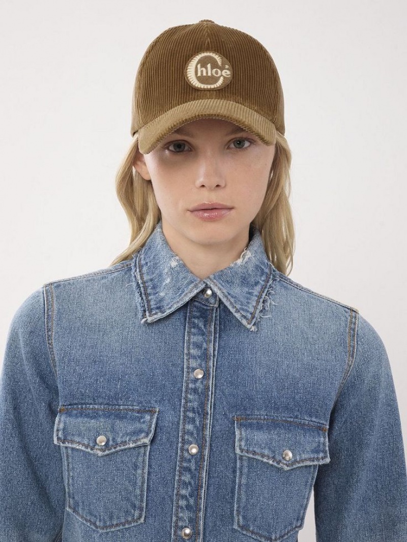 Chloe Swing Caps Olijfgroen Bruin | CHE-SR14469