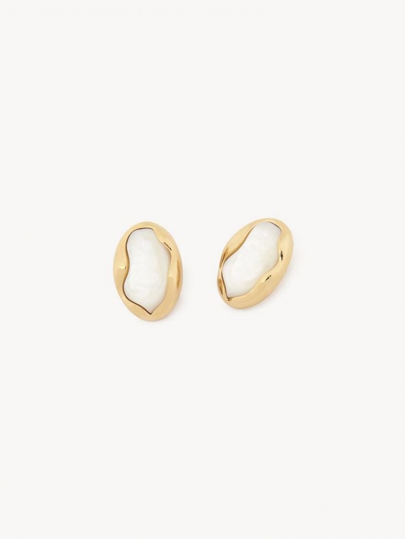 Chloe Sybil Clip-on Oorbellen Goud | CHE-SR14458
