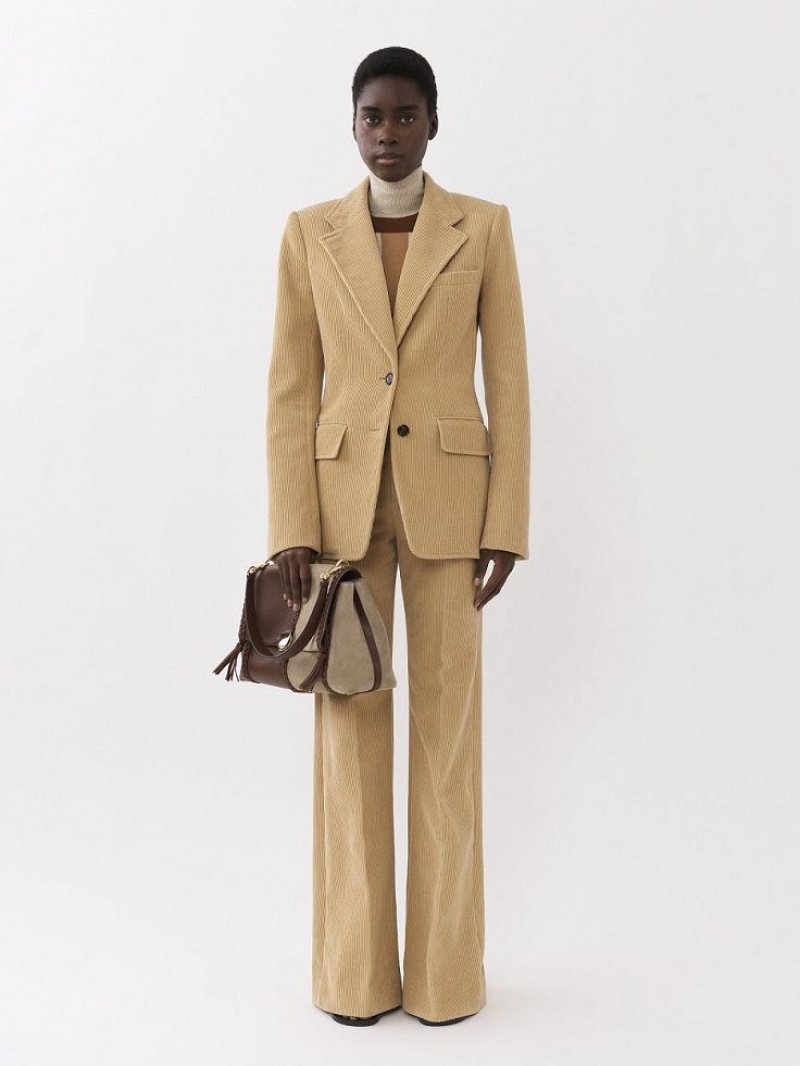 Chloe Tailored Jassen Beige | CHE-SR13818