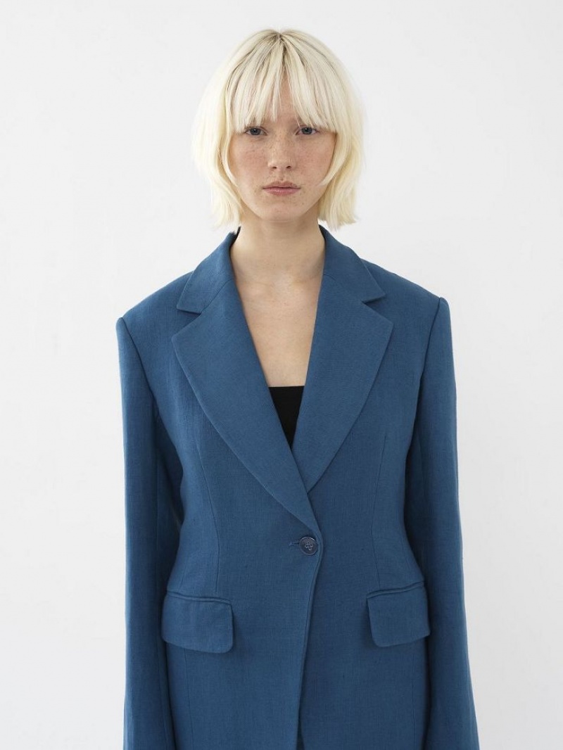 Chloe Tailored Jassen Blauw | CHE-SR13794