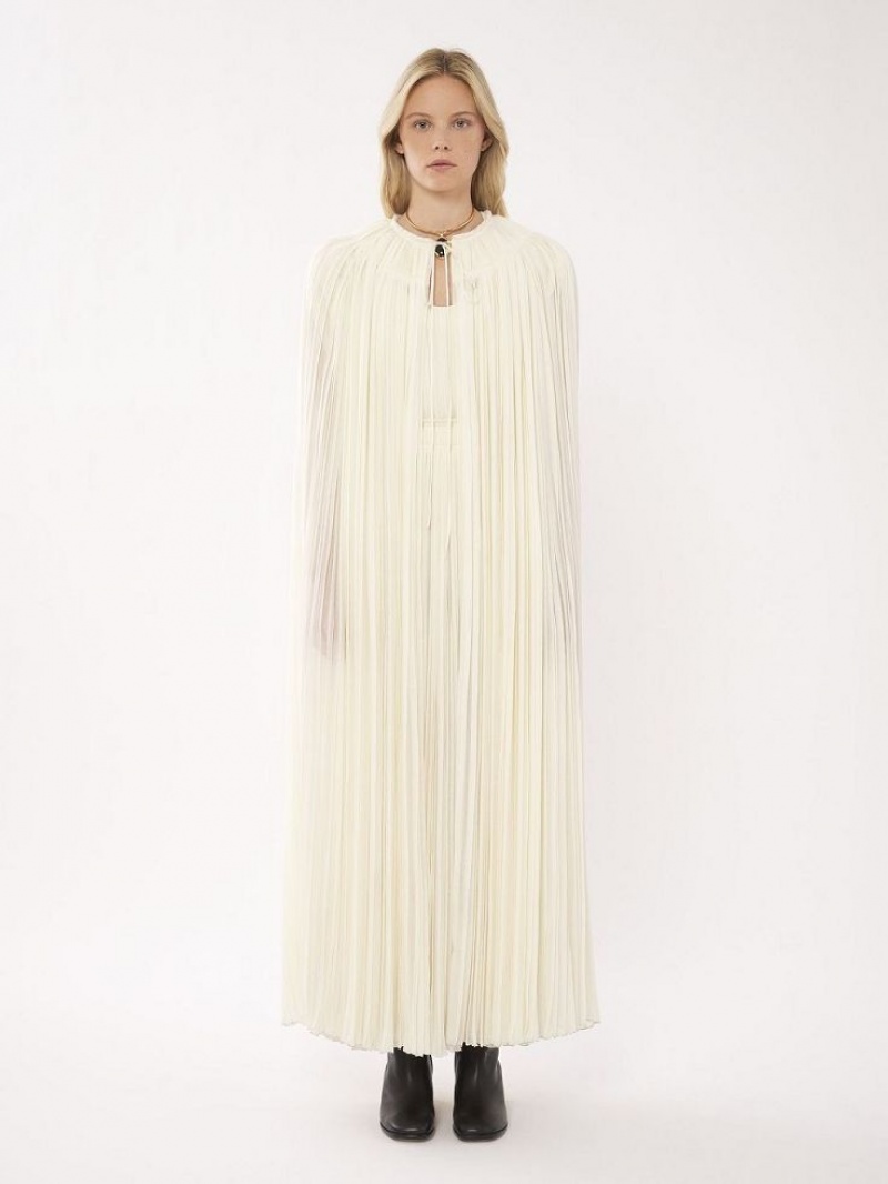 Chloe Tie-front Cape Jassen Wit | CHE-SR13813