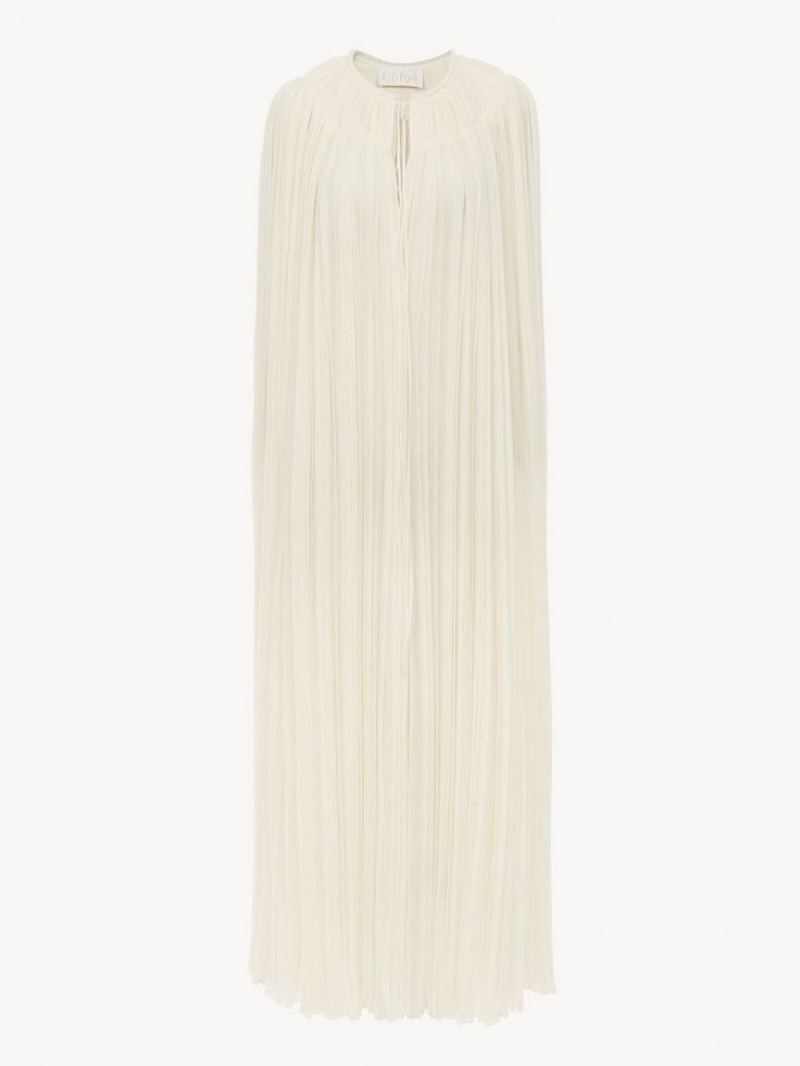 Chloe Tie-front Cape Jassen Wit | CHE-SR13813