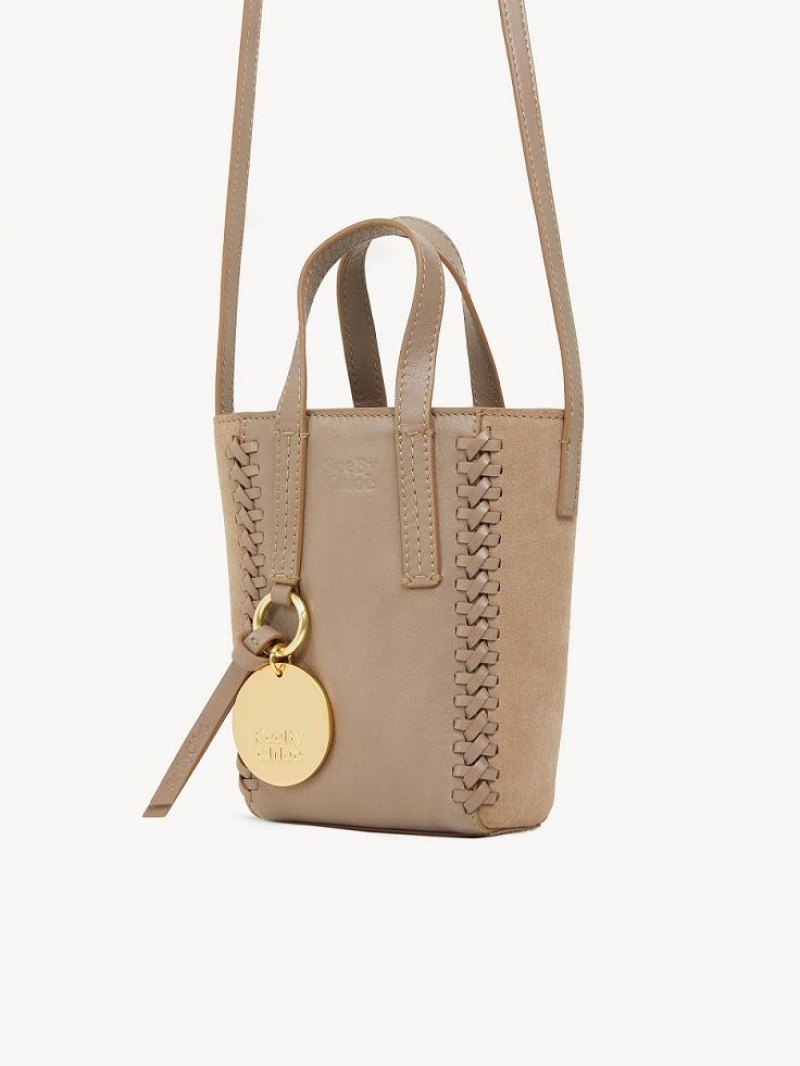 Chloe Tilda Tote Mini Tassen Grijs | CHE-SR14751