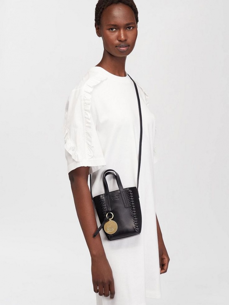 Chloe Tilda Tote Mini Tassen Zwart | CHE-SR14752