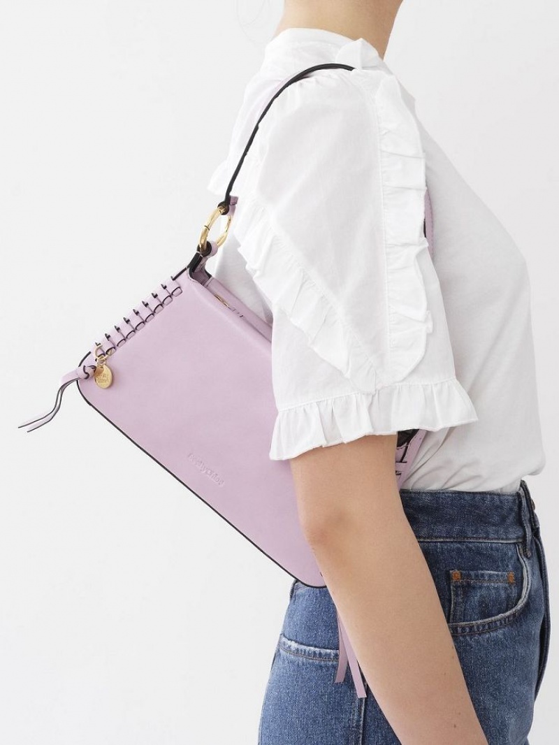 Chloe Tilda Uette Schoudertassen Paars | CHE-SR14669
