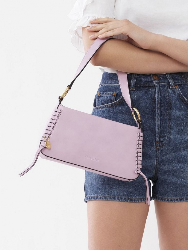 Chloe Tilda Uette Schoudertassen Paars | CHE-SR14669