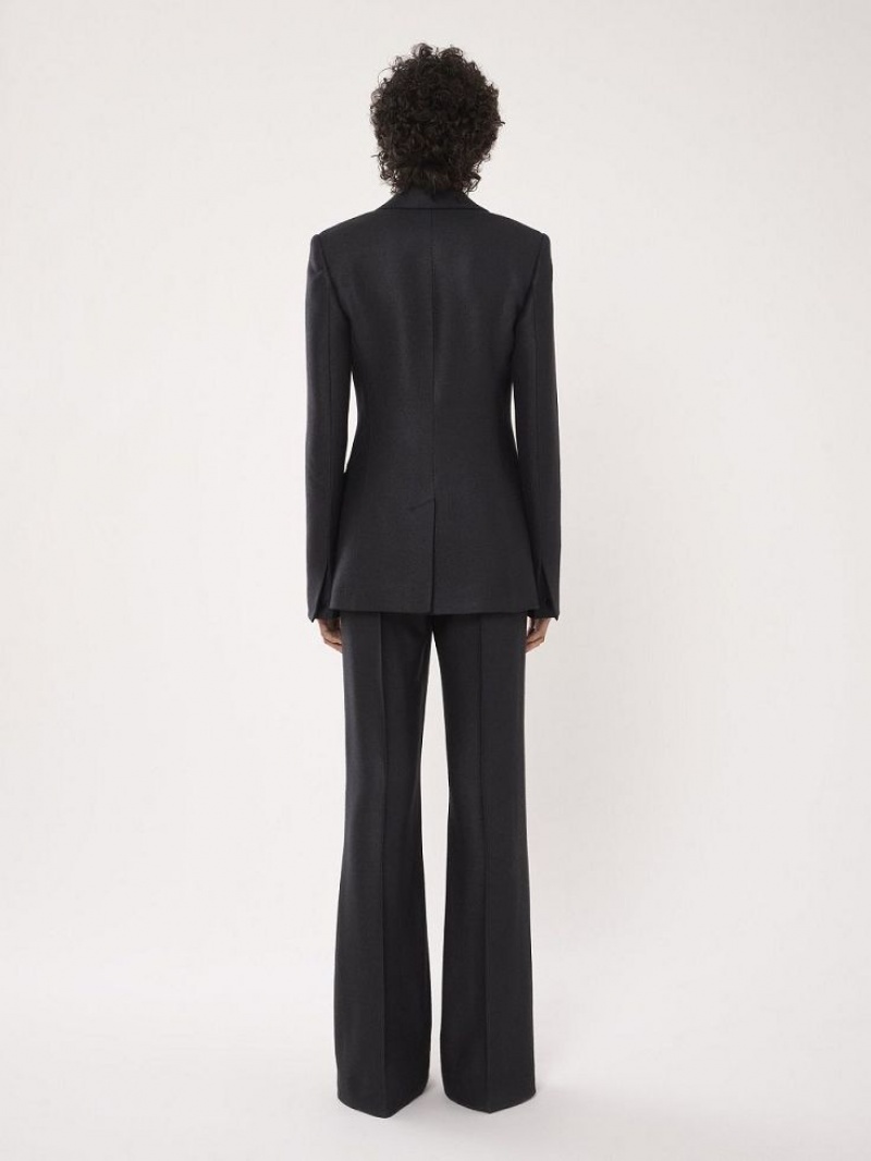 Chloe Two-button Tailored Jassen Zwart | CHE-SR13774