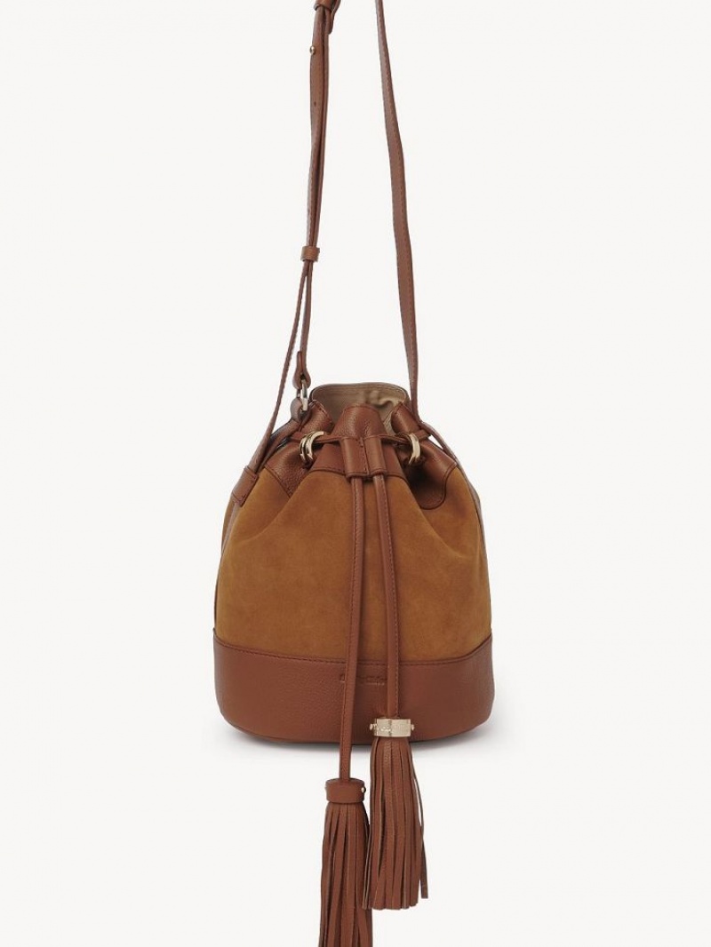 Chloe Vicki Bucket Schoudertassen Bruin | CHE-SR14622