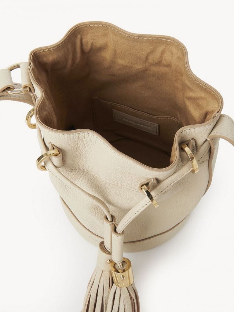 Chloe Vicki Small Bucket Mini Tassen Beige | CHE-SR14749