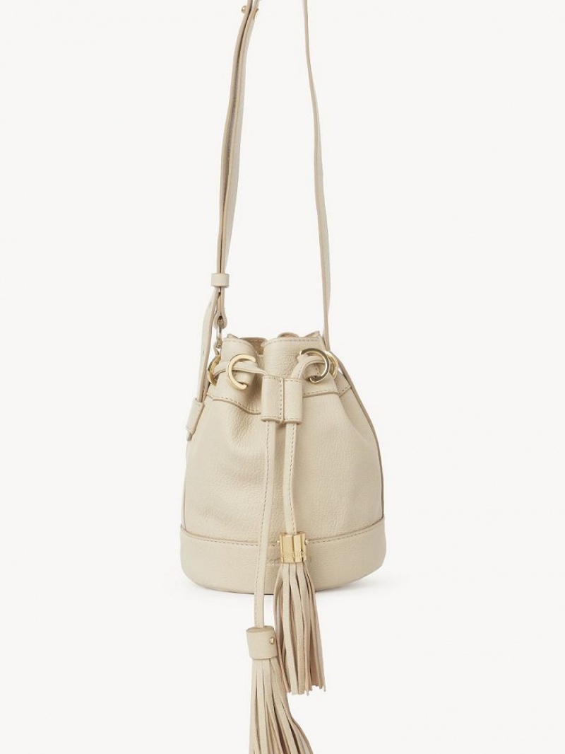 Chloe Vicki Small Bucket Mini Tassen Beige | CHE-SR14749
