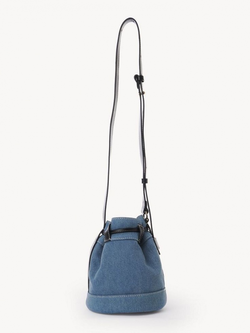 Chloe Vicki Small Bucket Mini Tassen Blauw | CHE-SR14748