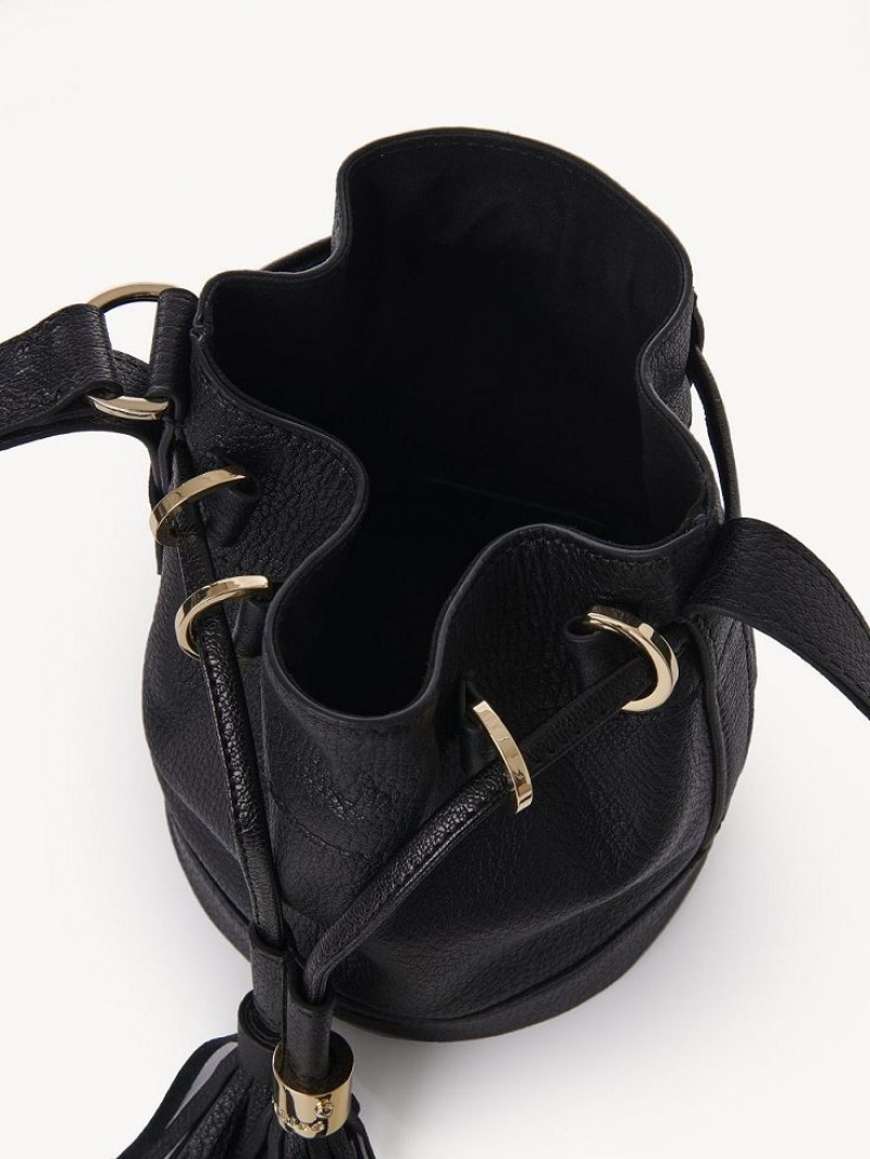 Chloe Vicki Small Bucket Mini Tassen Zwart | CHE-SR14727