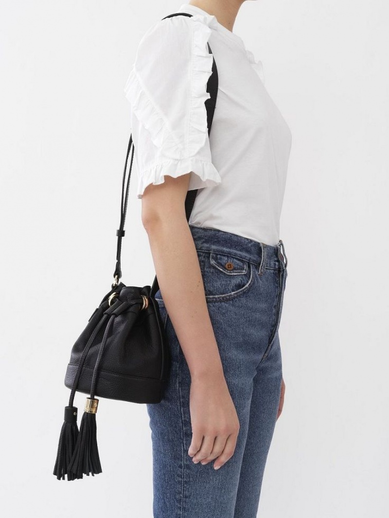 Chloe Vicki Small Bucket Mini Tassen Zwart | CHE-SR14727
