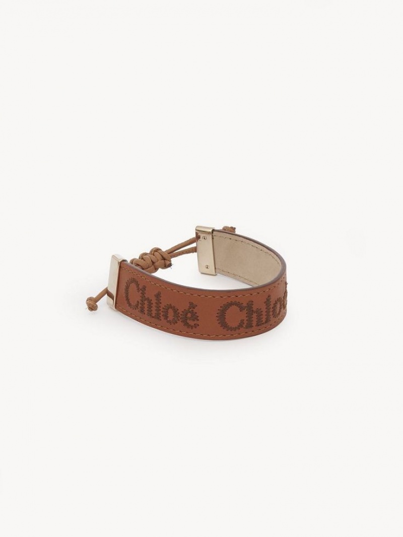 Chloe Woody Armbanden Bruin | CHE-SR14439