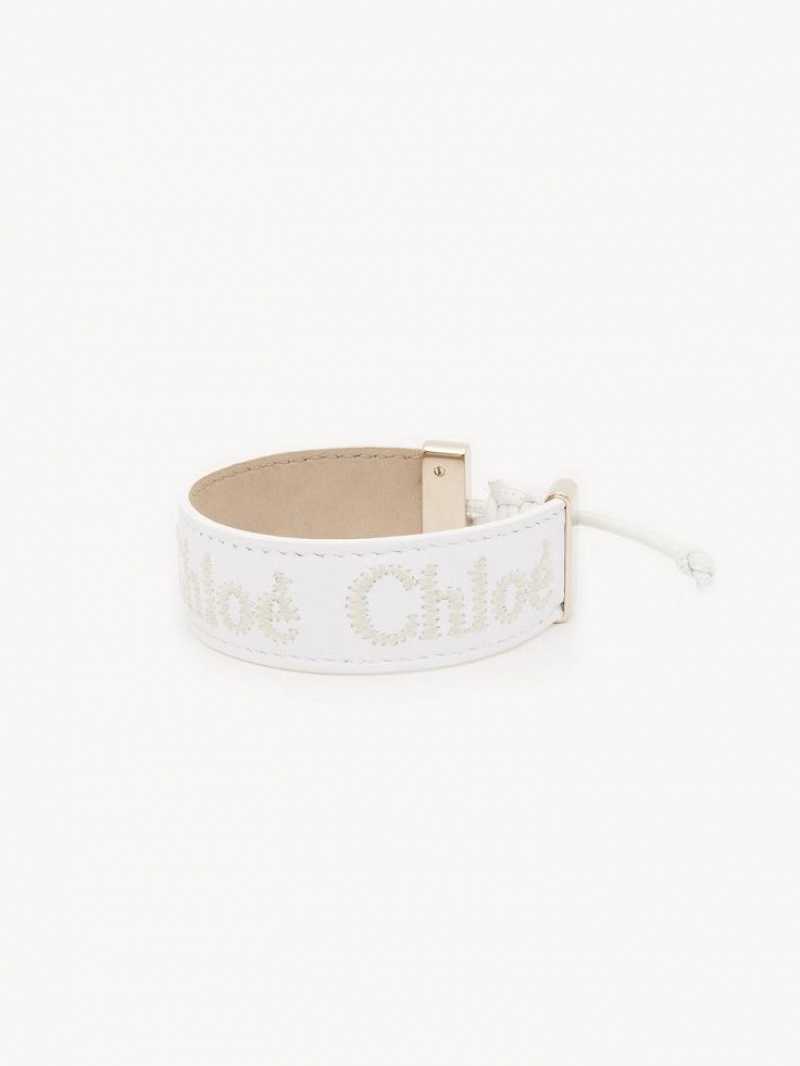 Chloe Woody Armbanden Wit | CHE-SR14410