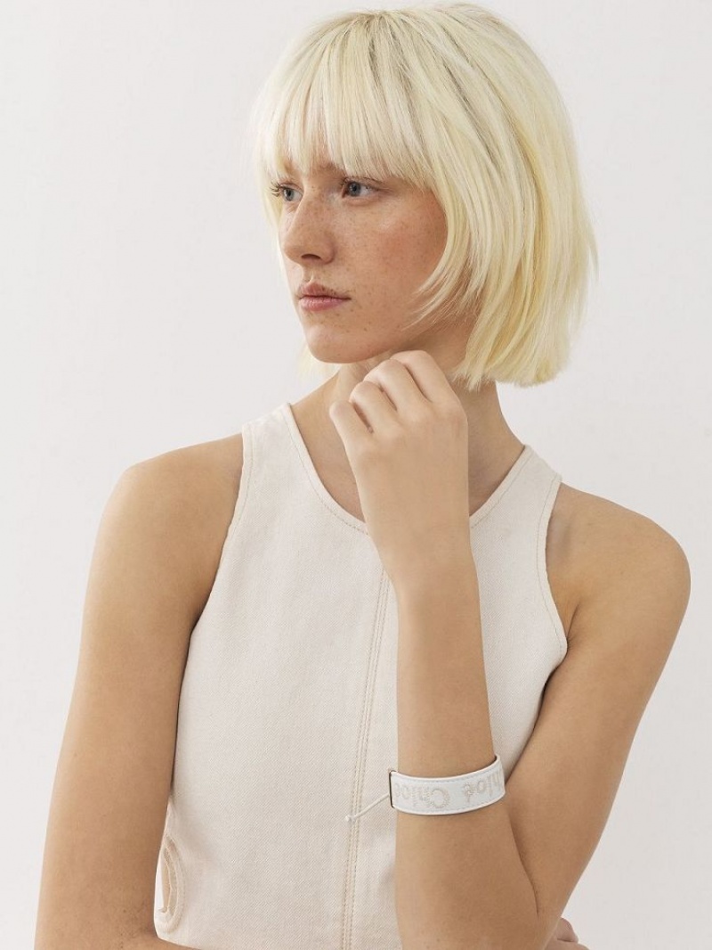 Chloe Woody Armbanden Wit | CHE-SR14410