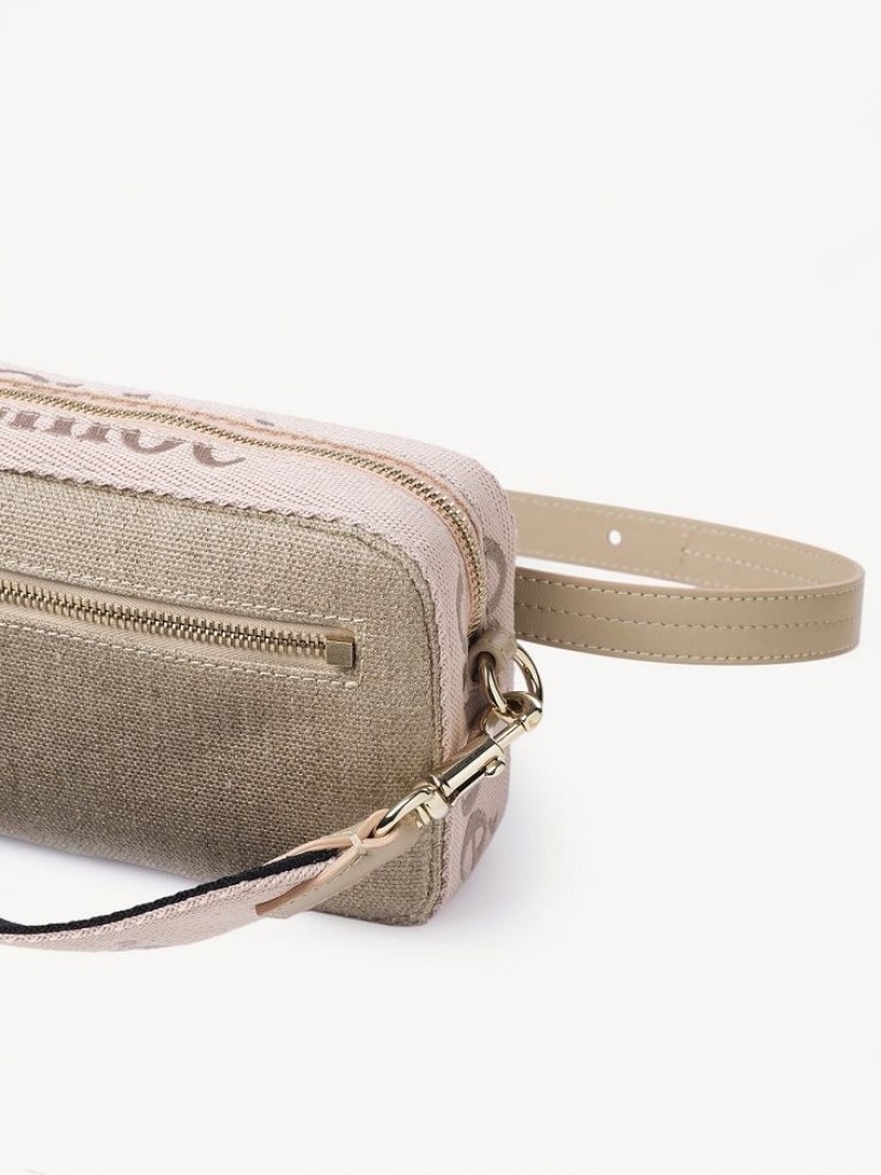 Chloe Woody Belt Crossbodytassen Beige | CHE-SR13606