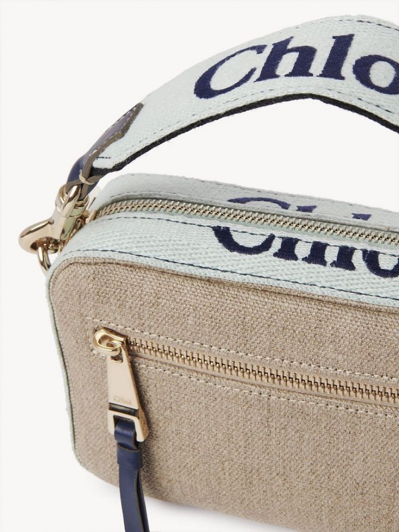 Chloe Woody Belt Crossbodytassen Groen Blauw | CHE-SR13594