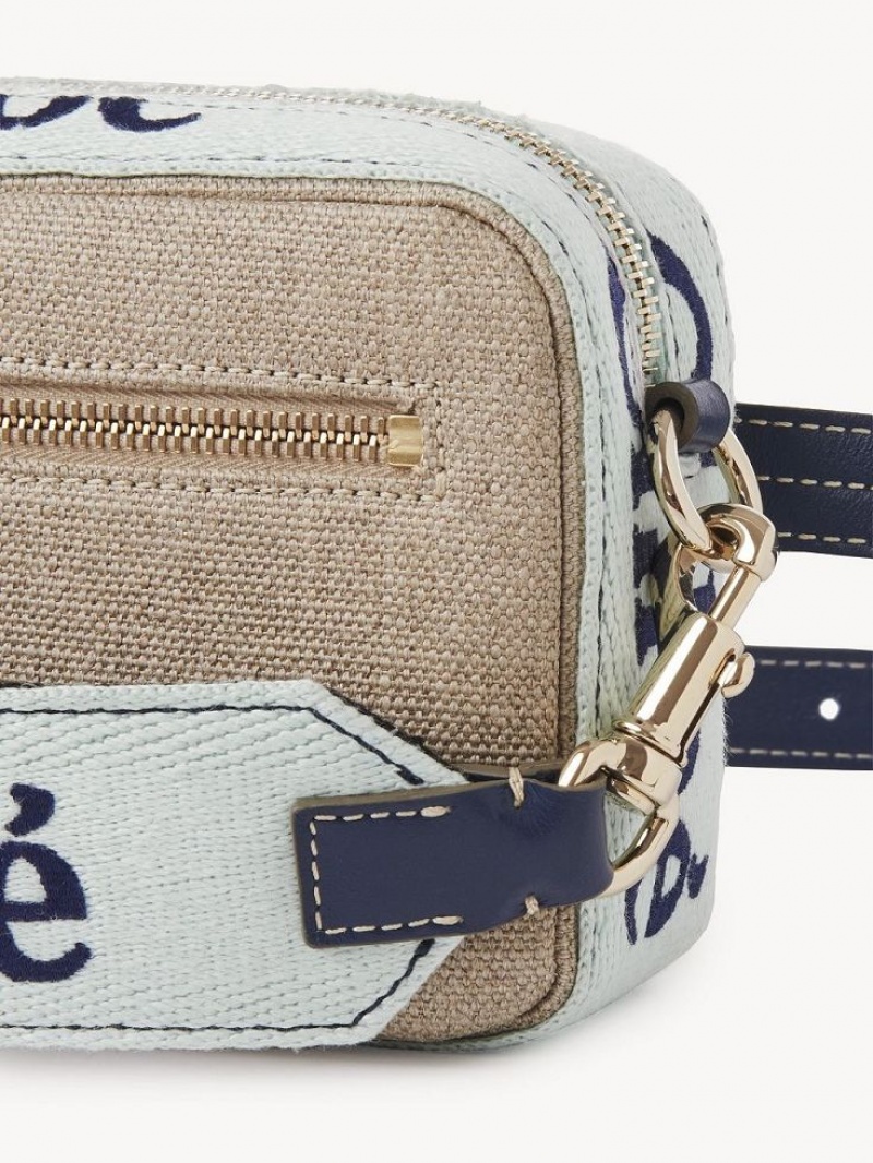 Chloe Woody Belt Crossbodytassen Groen Blauw | CHE-SR13594