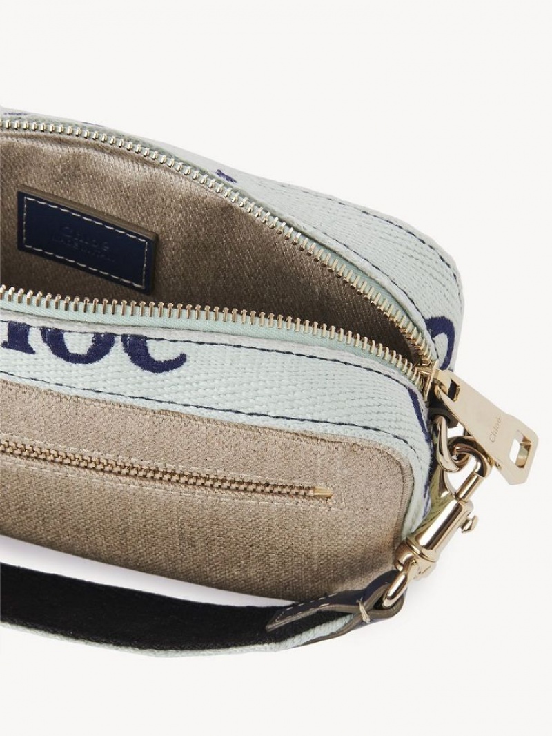 Chloe Woody Belt Crossbodytassen Groen Blauw | CHE-SR13594