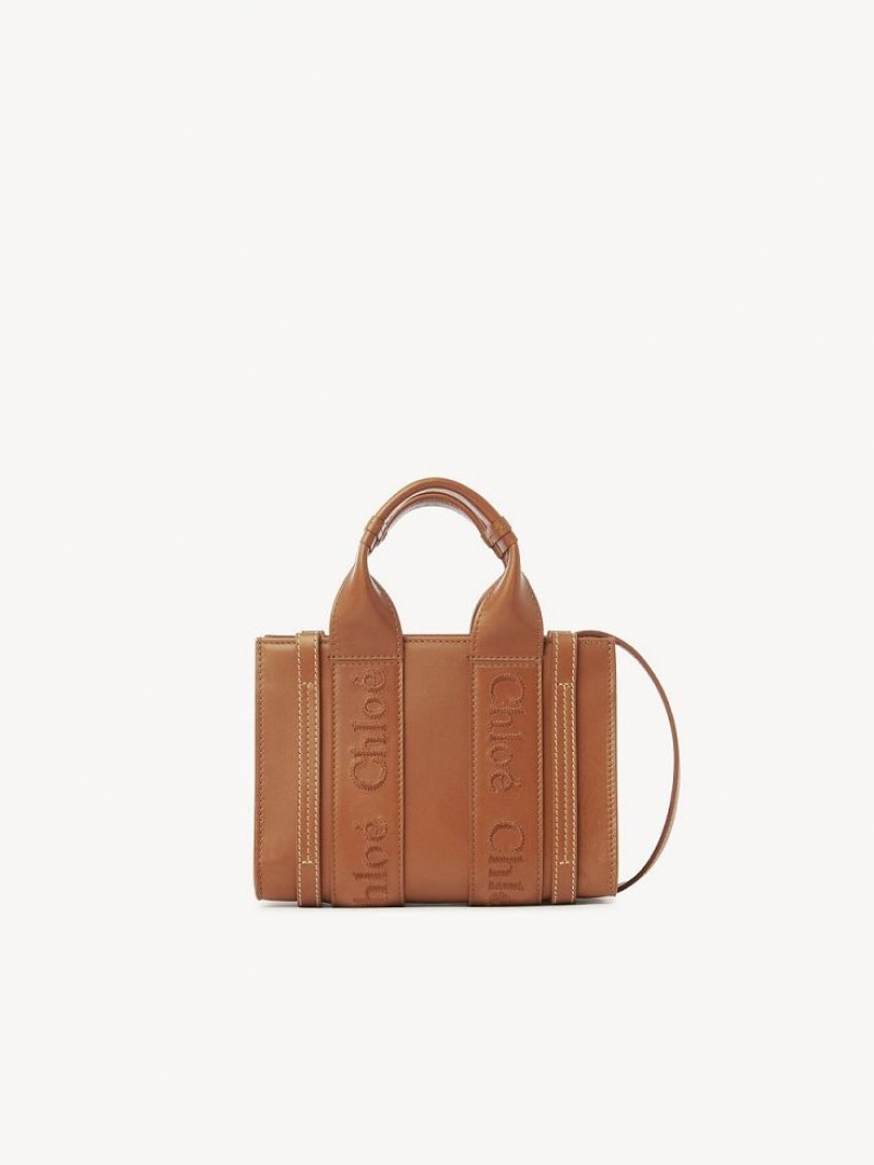 Chloe Woody Tote 1 Mini Tassen Bruin | CHE-SR13726