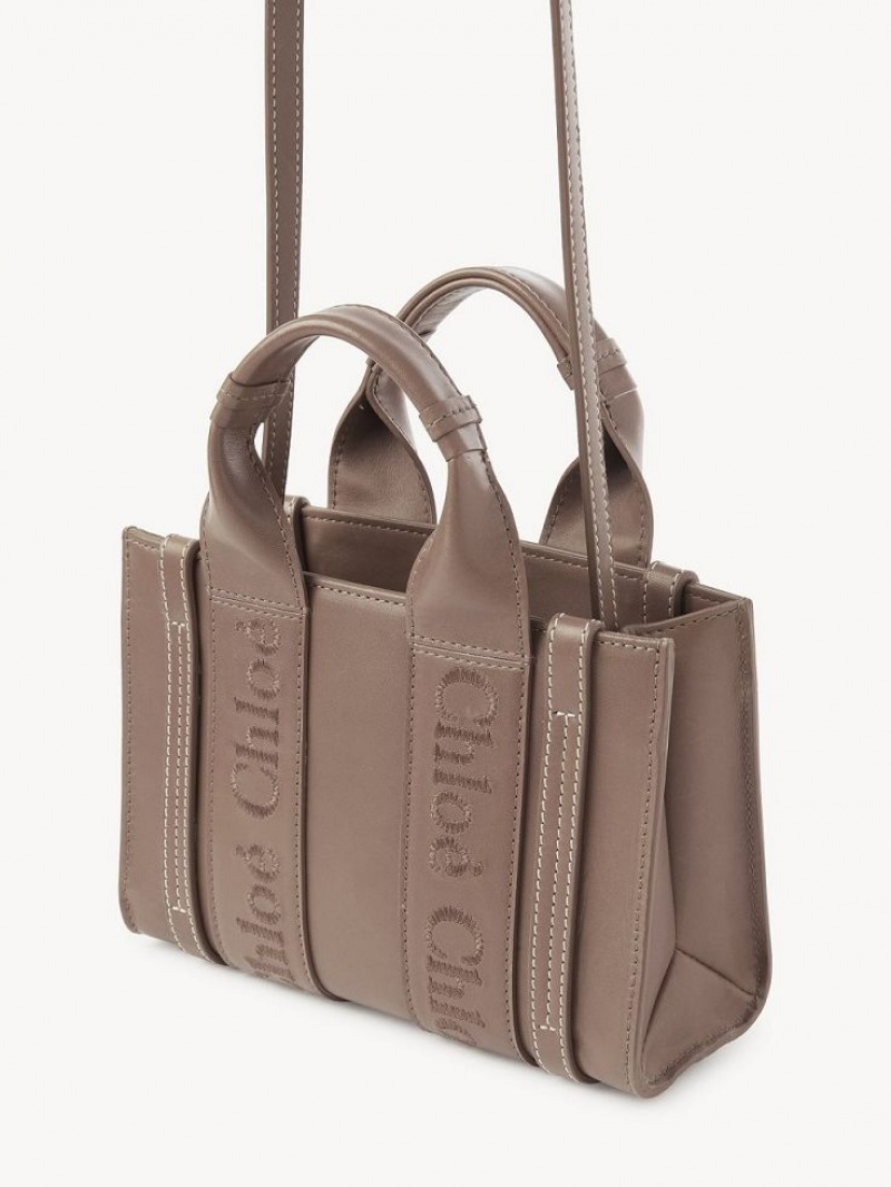 Chloe Woody Tote 1 Mini Tassen Bruin | CHE-SR13728