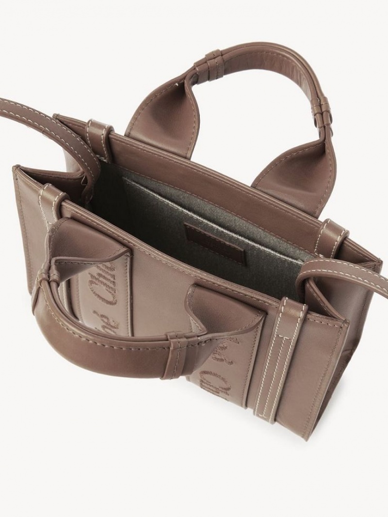 Chloe Woody Tote 1 Mini Tassen Bruin | CHE-SR13728