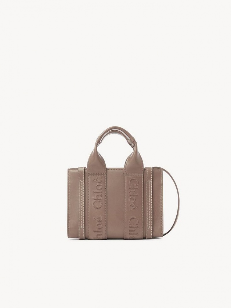 Chloe Woody Tote 1 Mini Tassen Bruin | CHE-SR13728