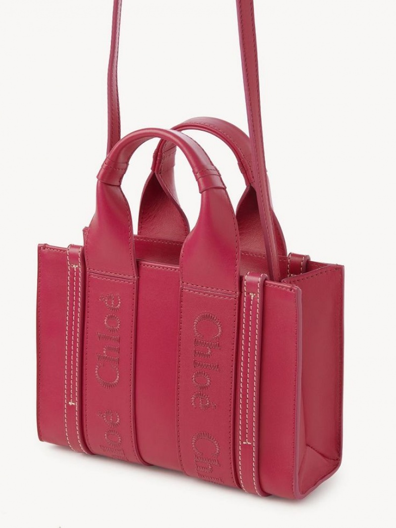Chloe Woody Tote 1 Mini Tassen Roze | CHE-SR13700