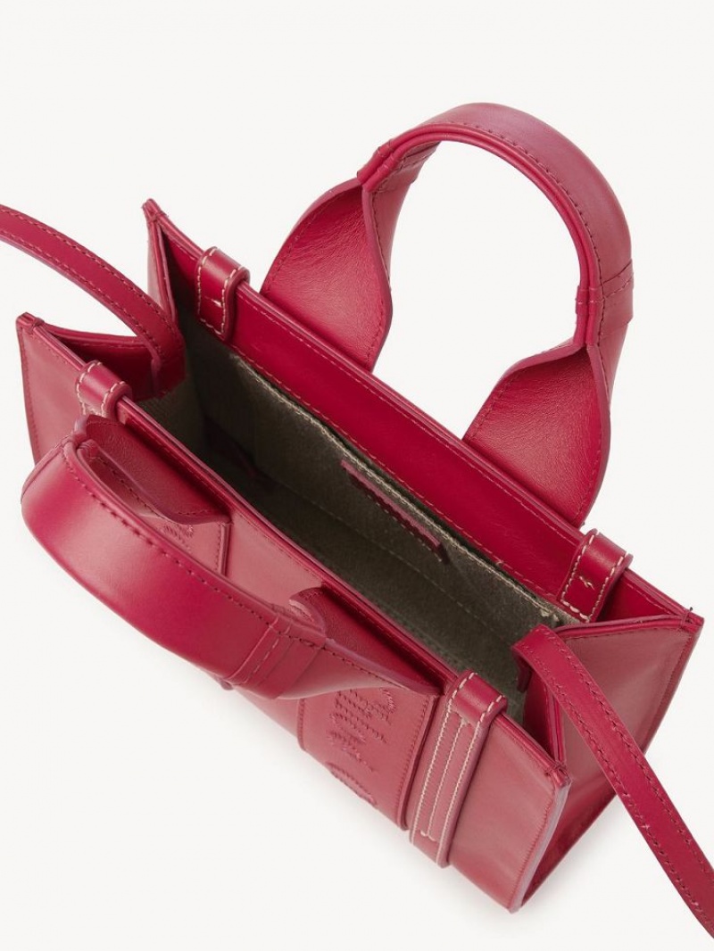 Chloe Woody Tote 1 Mini Tassen Roze | CHE-SR13700