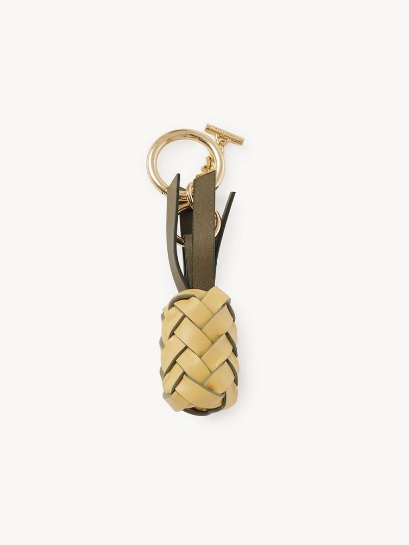 Chloe Woven Pineapple Ketting Groen | CHE-SR14941