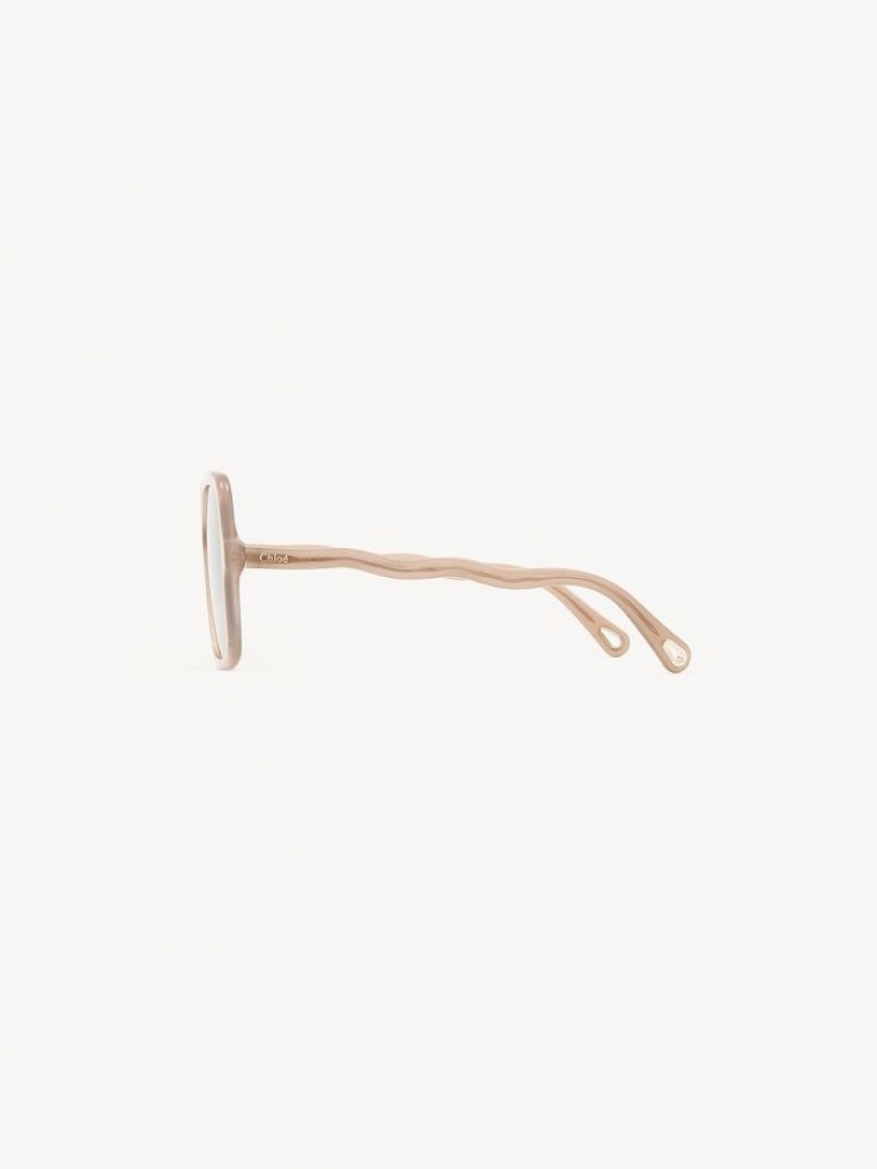 Chloe Zelie Zonnebril Bruin Beige | CHE-SR14551