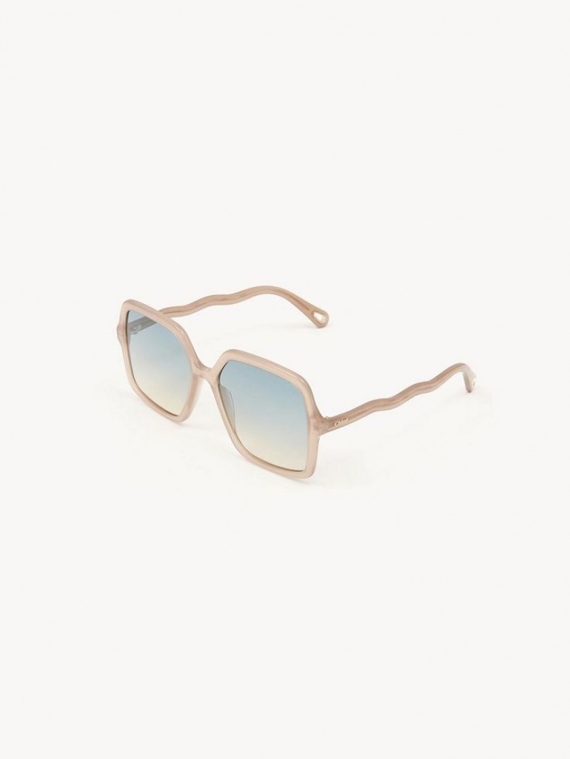 Chloe Zelie Zonnebril Bruin Beige | CHE-SR14551