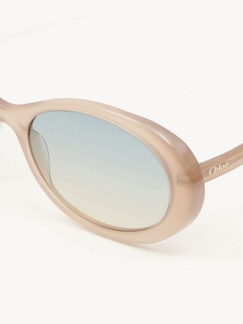 Chloe Zelie Zonnebril Bruin Beige | CHE-SR14553