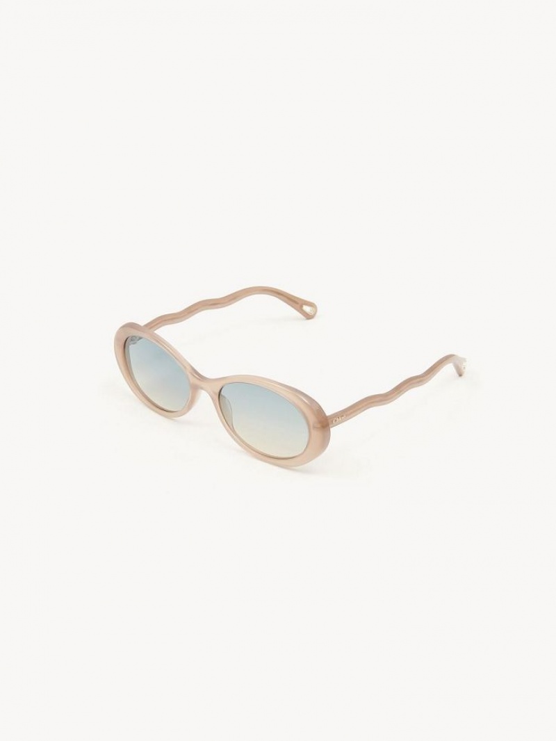 Chloe Zelie Zonnebril Bruin Beige | CHE-SR14553